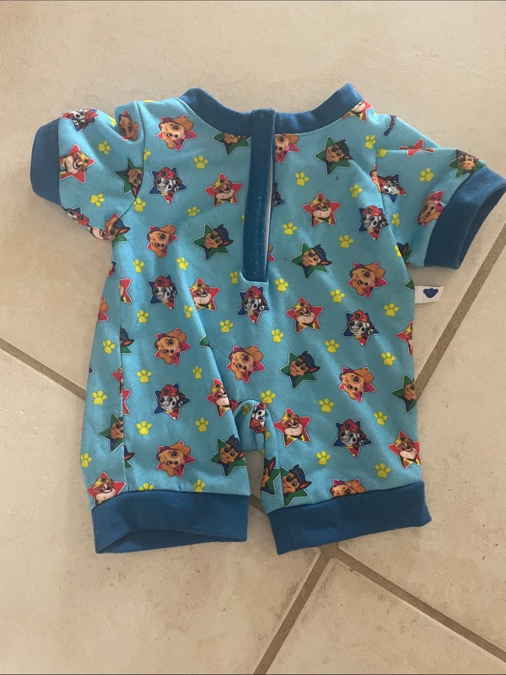 Build A Bear Paw Patrol Print Short Sleeve One-Piece